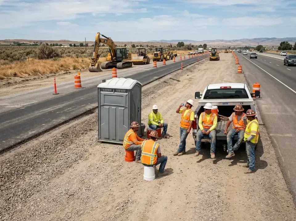 highway-road-construction-crew-007 — frequently asked questions, Porta Potty and Restroom Rentals in Sierra Madre, CA
